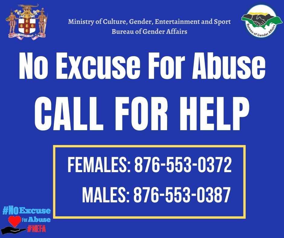 Kindly see hotline numbers for persons to contact if they have experienced any forms of domestic violence.