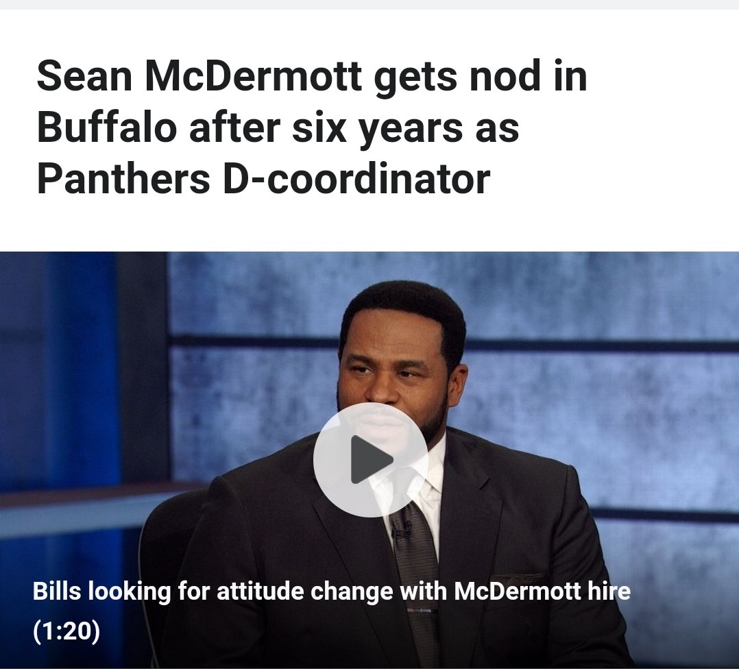 The Bills then hire defensive-minded Sean McDermott to be their new head coach in 2017.