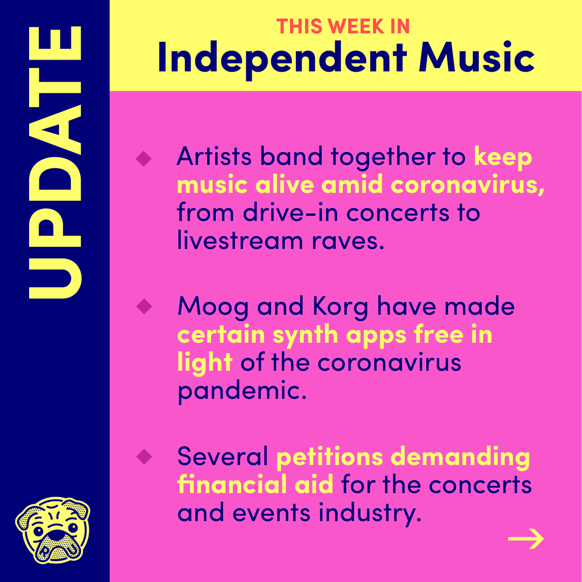 recordunion's tweet photo. It's a challenging time for the world right now, and especially for the #musicindustry. Here's our news roundup this week: 

Find all these news on our Twitter page 🙌 https://t.co/mJnjIniVAC