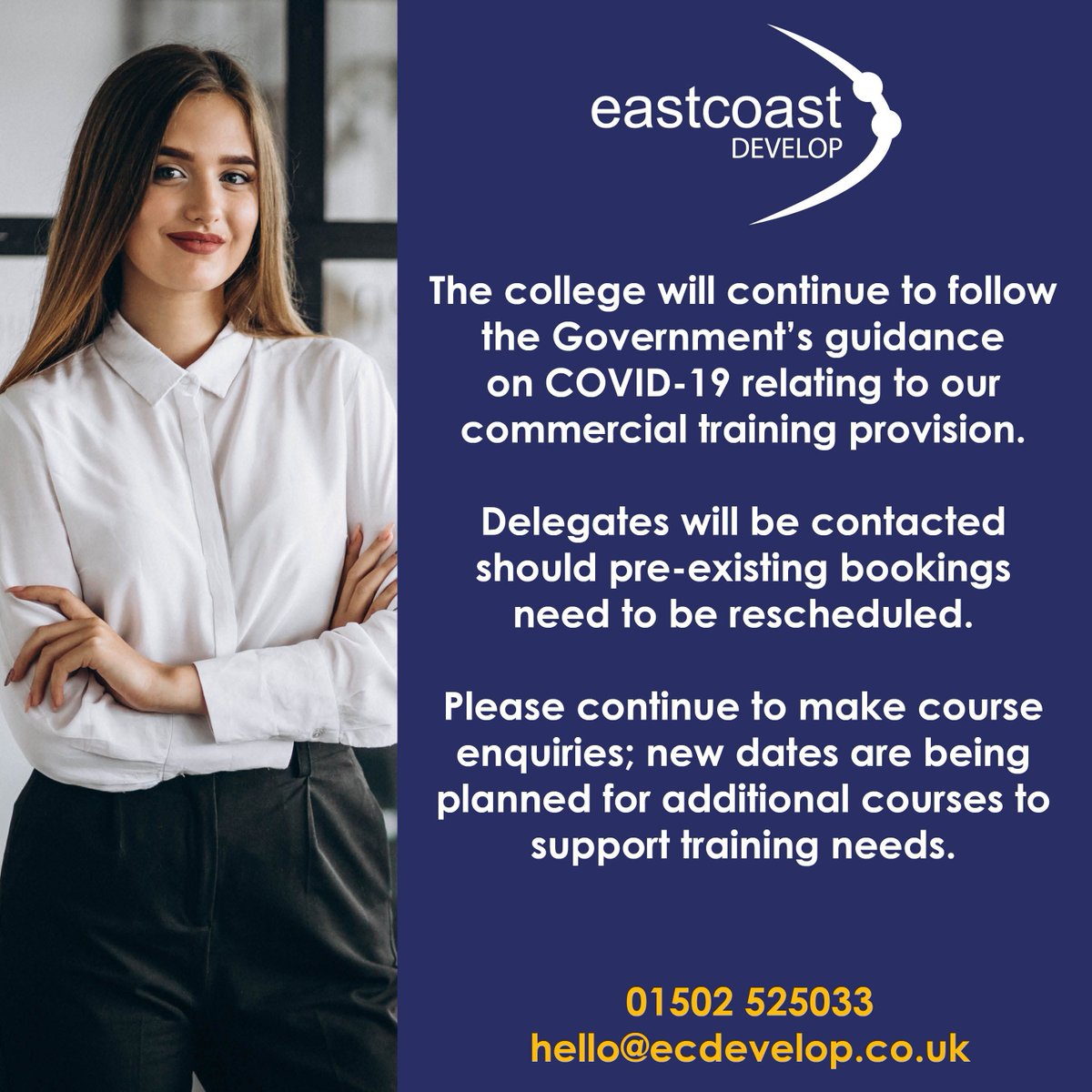 EC_Develop's tweet image. Update regarding COVID-19: