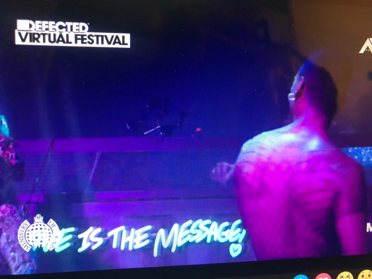 BeingNatalie's tweet photo. #VirtualFestival by @DefectedRecords has literally shifted my vibe from fear to Free!!!! Thank you guys from the bottom of my heart! Love from #lockdown In Mallorca xxx https://t.co/SR1BUxw7G5