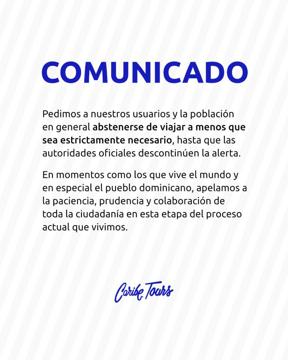 Comunicado.