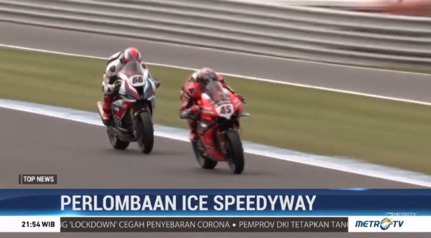 Metro_TV's tweet photo. Sebagai penutup #TopNewsMetroTV malam hari ini akan kami sajikan aksi perlombaan Ice Speedyway di Rusia dalam #TopPicture hari ini.
https://t.co/SOzNo2G83M https://t.co/yrp1m4eM2M