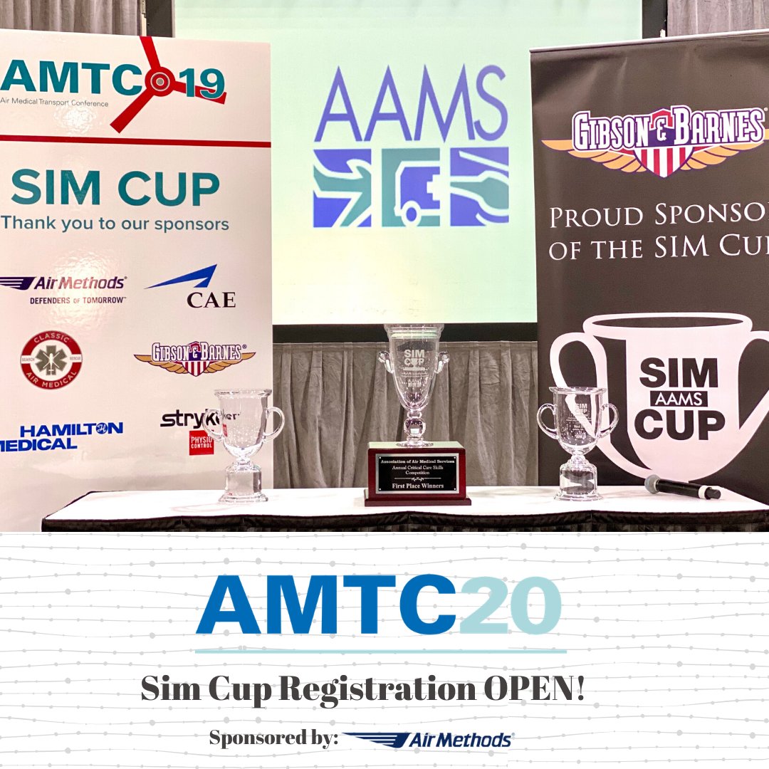 AMTC's tweet photo. SIM Cup Registration is now OPEN! Submit your team today! https://t.co/biM2pnelKs
#AAMSSimCup #AMTC2020 https://t.co/iRSARROtyu