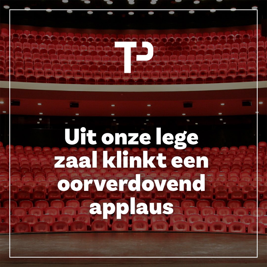 2/2 Hopelijk zien we elkaar snel weer, pas een beetje op elkaar. Groeten van de medewerkers van Theater aan de Parade.