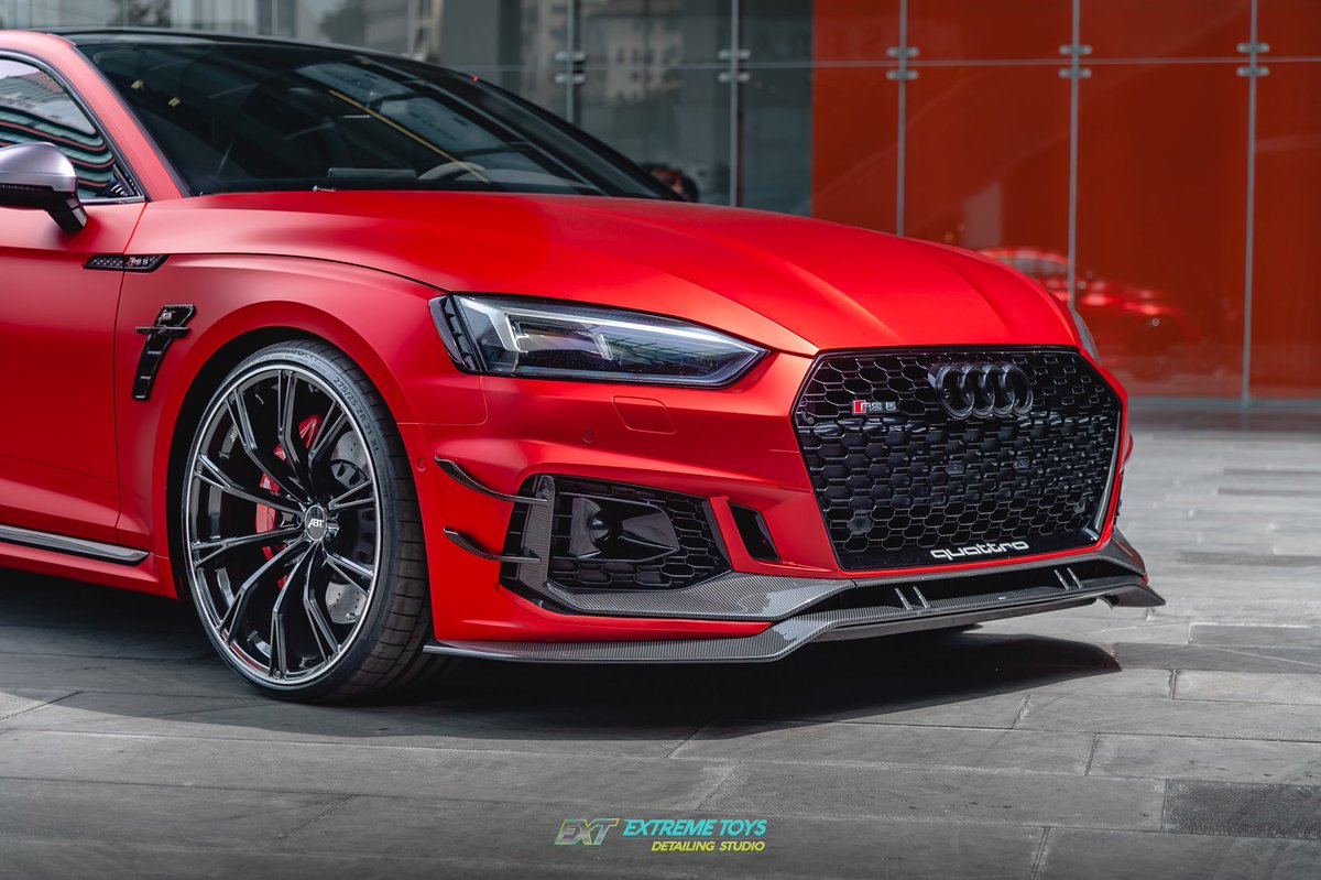 abt_usa's tweet photo. Nicely built Audi RS5 from our partner Extreme Toys wearing a ton of ABT parts like our front spoiler, flics, side blades, wheel arch vents or GR wheels in 21”! #abtamerica #abtsportsline #audi #allthewayabt #audirs5 #audirs5b9 #carbon #extremetoys #audiofamerica #carbonfiber https://t.co/4djRTGZ6T4