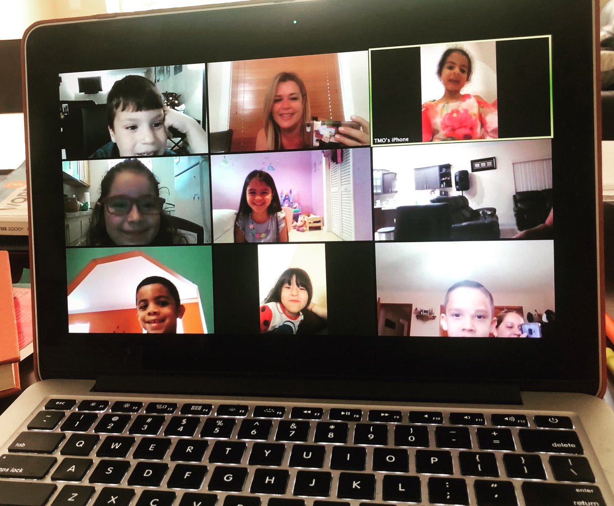 cpelaez27's tweet photo. Video chat with my little ones made me so happy 😀@NorthHialeah @Salcedoc @mcardeso1  #MDCPSLearns https://t.co/EBvZUt62u9