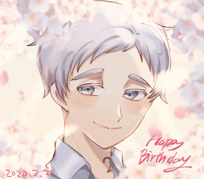 #22194ノーマン誕生祭2020おめでとう、本当に生まれてきてくれてありがとう。※漫画は学パロノマエマ、リプに続きます 