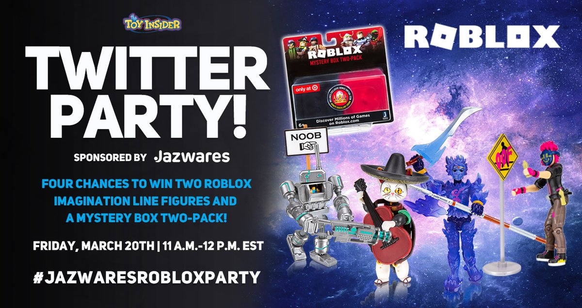 The Toy Insider On Twitter Q2 Name A Roblox User Who Designed One Of The Characters And Which Character They Designed For A Chance To Win A Jazwaresrobloxparty Prize Hint Https T Co 8rm2adklmg Https T Co Latlur67y0 - noob 20 roblox
