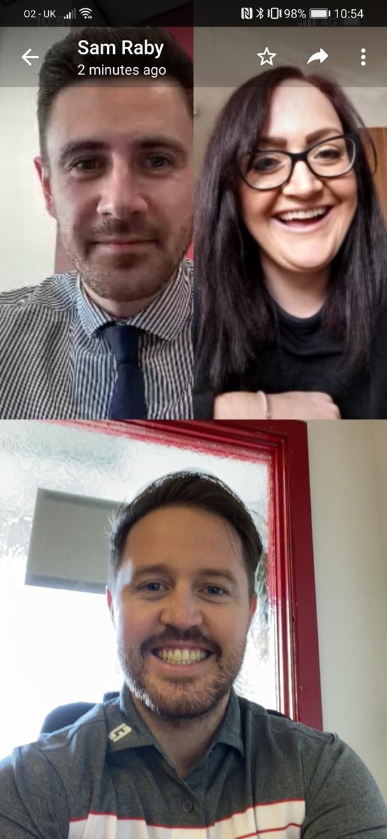 helen_lyne's tweet image. Networking in the modern day @TeesprintSam @Erimus_Lewis #workingfromhomeday1