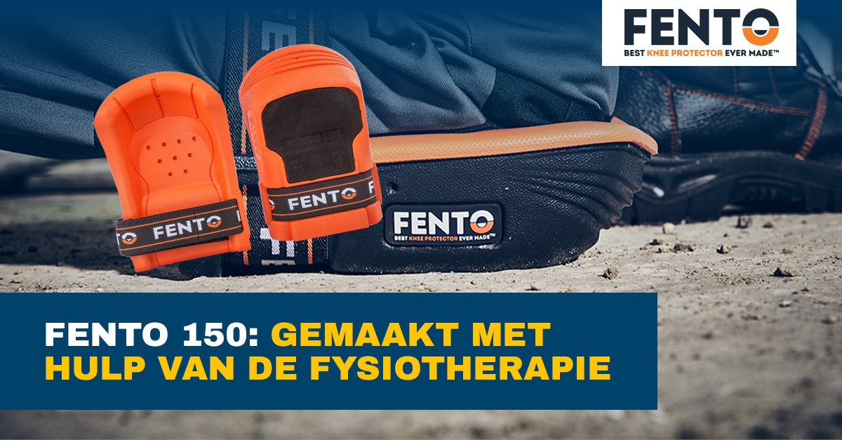 Voor een écht goede kniebeschermer met ergonomisch comfort kies je FENTO 150. Deze kniebeschermers zijn namelijk gemaakt met de laatste inzichten uit de fysiotherapie. Of je nou professional of doe-het-zelver bent; veilig werken staat voorop!  #FENTO150 p1e.nl/_0G-