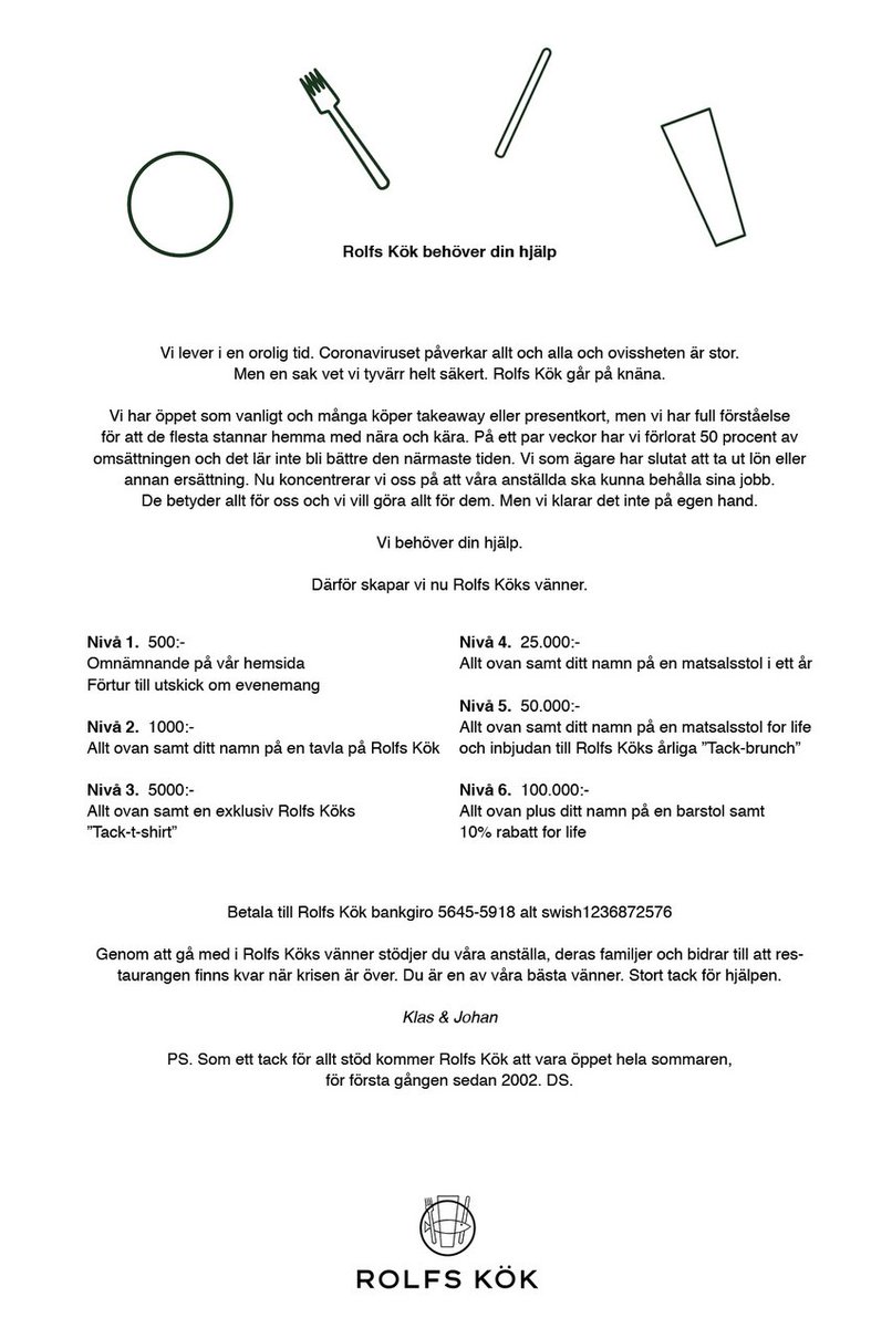 Detta är det dummaste jag sett och direkt osmakligt. Restaurangbranschen har haft en guldrusch i 10 år. Har de inte lyckats bygga upp ett tillräckligt kapital utifrån det är man antingen en usel företagare eller är affärsmodellen dålig. Gör en nyemission som alla andra!