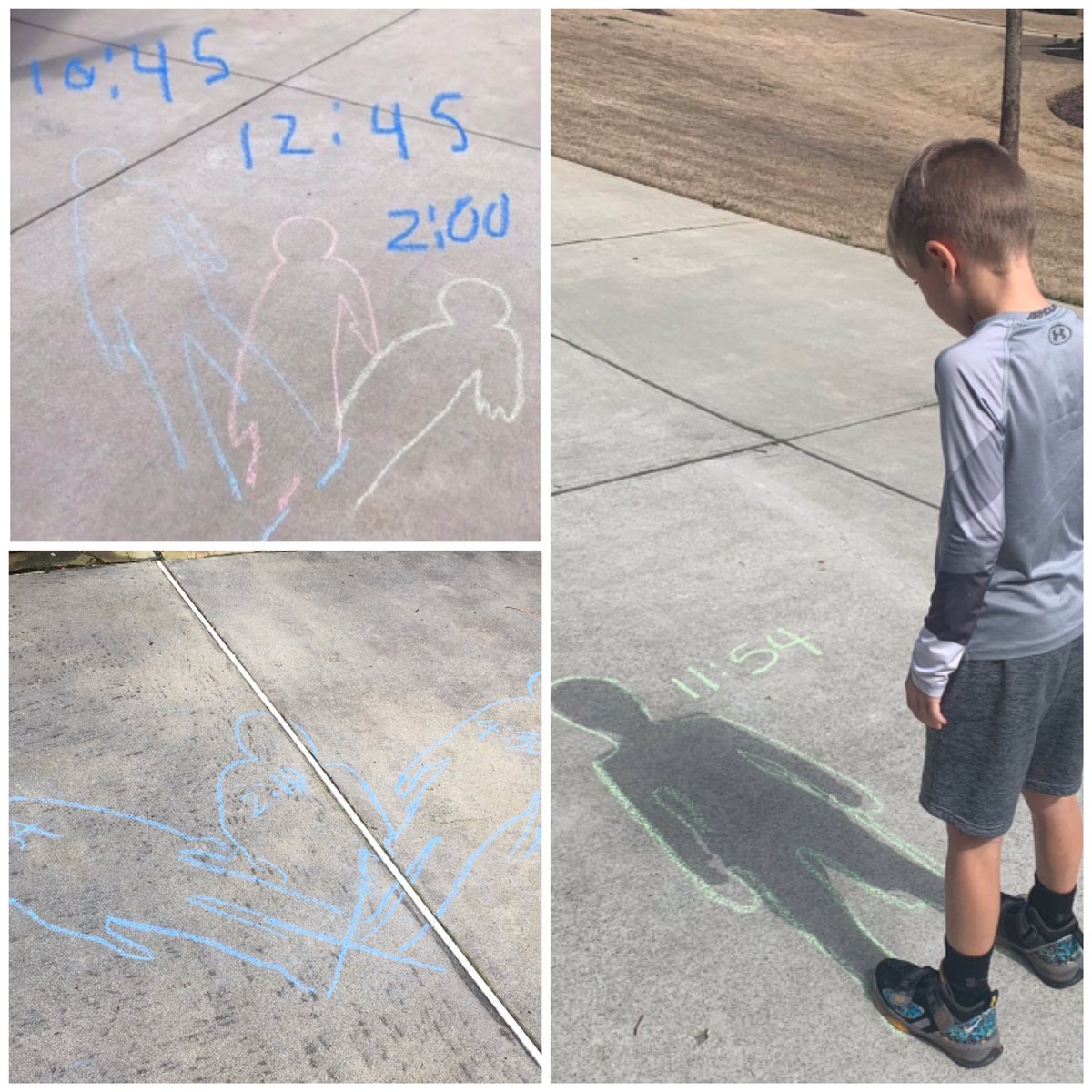 Vaughan2ndGrade's tweet photo. We enjoyed the first day of spring yesterday by watching our shadow change throughout the day! We learned that our shadow changes because the Earth is rotating! @VaughanRockets #VaughanStrong #SOARon https://t.co/inGfracfwO