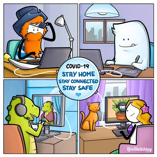 More than ever, the world is counting on us to help ... by staying at home. Stay safe. 
Please avoid going out if you can.
Even though we are apart, we've never been more connected. We can beat this! #flattenthecurve #bekind #stayhome #stayconnected #staysafe