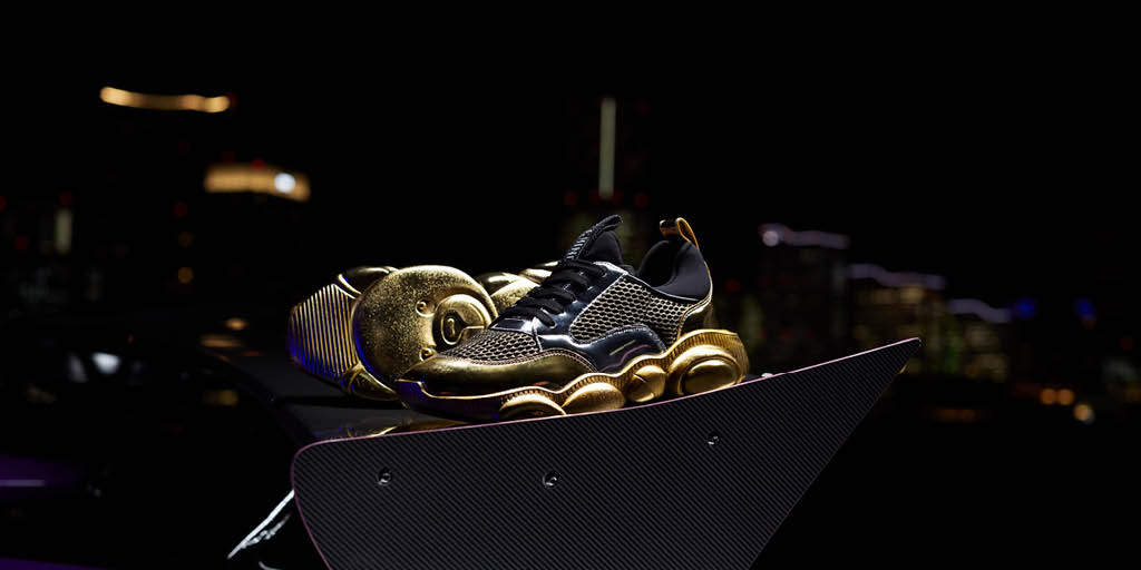 moschino trainers tessuti