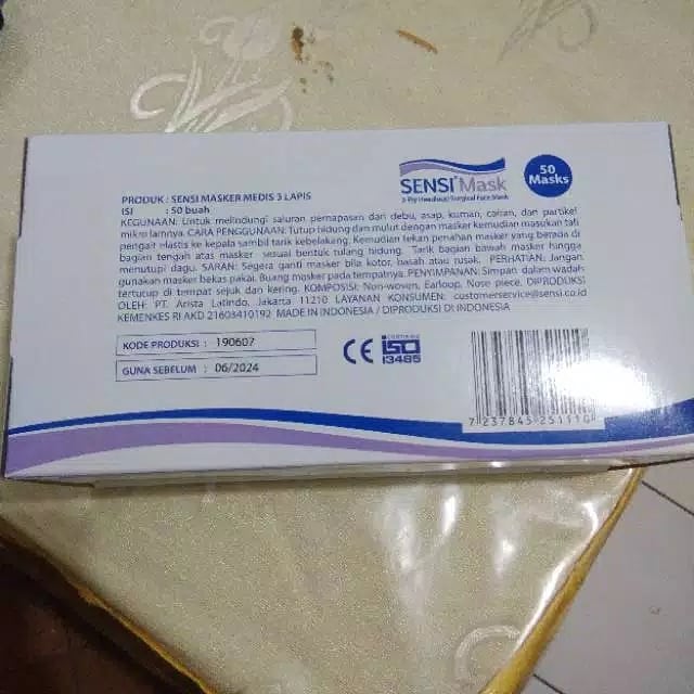 dropshipaja's tweet photo. SENSI MASKER 
1 karton isi 40 box
Harga : 1.400.000

1 box isi 50 pcs
Harga : 40.000 rb
📲Wa:085231875623
i #maskerneo #apotik #sensitifmoment  #maskersensimurah #sensimaskersmg #sensimaskmurah #maskersensi3ply #viral #indonesia #maskervirus #pelindungmuka #maskersensisemarang # https://t.co/MCA72JisBy