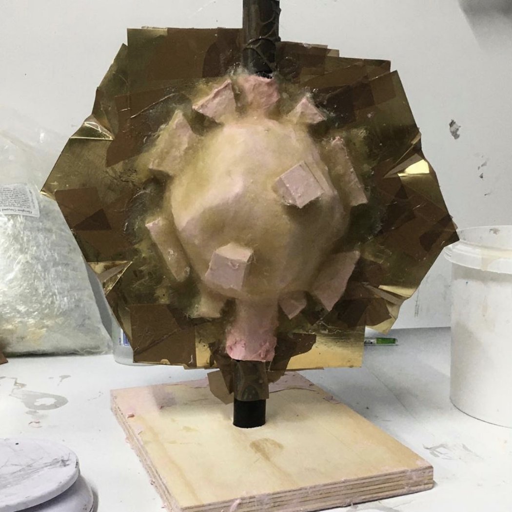 Here are some work in progress shots for a new public art commission. Read more here: marcusjefferies.com/news

#contemporaryart #publicart #sculpture #installationart