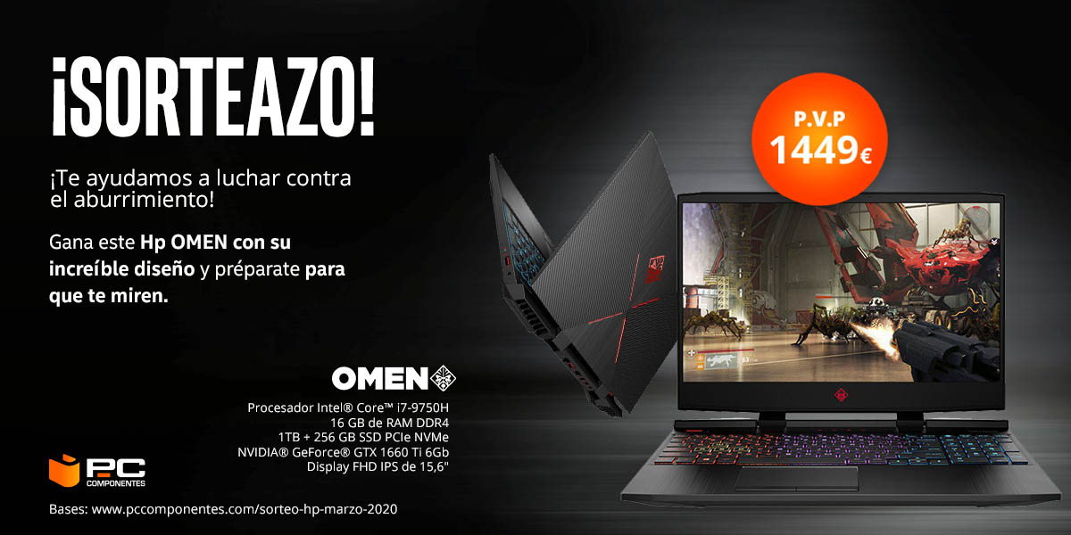 🚨SORTEAZO - ÚLTIMA OPORTUNIDAD🚨

💻¡PcComponentes y HP te ayudan a pasar estos días de la mejor manera posible! LLÉVATE este HP OMEN:

1⃣ RT ➕ seguir a <a href="/pccomponentes/">PcComponentes</a> y <a href="/HPEspana/">hpespana</a> 
2⃣ Comenta con #DistráeteConHPyPcComponentes diciendo a qué jugarías con este pepinazo