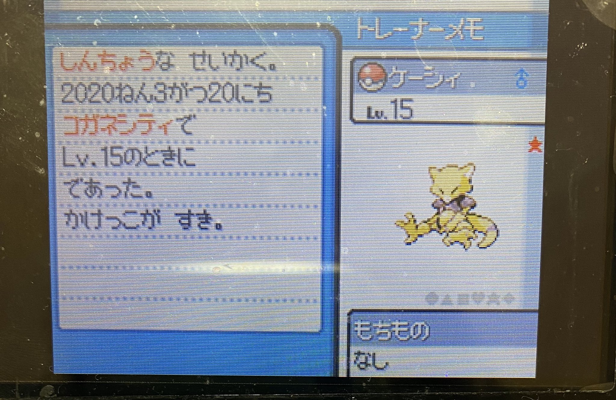 月うさぎ Hgss コガネのメダルと交換のケーシィの色違い出た 月うさぎ Hgss コガネのメダルと交換のケーシィの色違い出た