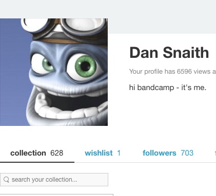 Today <a href="/Bandcamp/">bandcamp</a> is waiving their share of revenue so more money goes to artists. Thanks to your support I am fortunate but many artists are not. So don't buy my music today- support smaller artists who might need it most. My personal collection for ideas: bandcamp.com/dansnaith