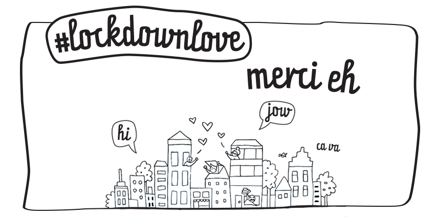 Time to spread some #lockdownlove. Je postbode bedanken? Aangeven dat je iets nodig hebt? Zelf iets weggeven? Of wil je gewoon een lachend gezicht en een #venstervuistje?👊🏻 Laat je horen via deze raamaffiches. Download ze op lockdownlove.be. #blijfinuwkot #positieveimpact