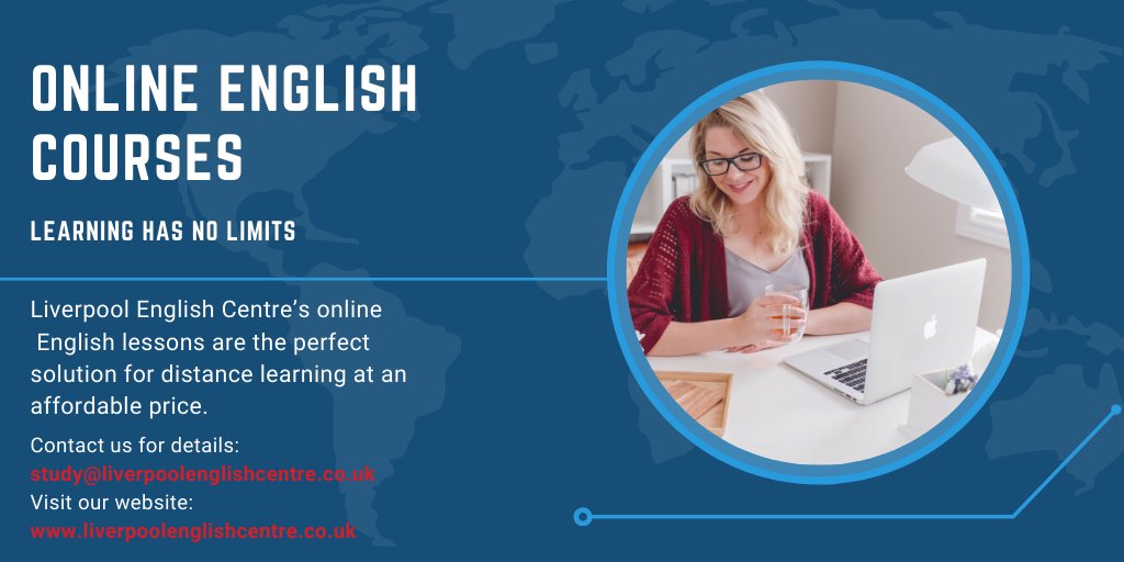 LEC_Liverpool's tweet photo. 50% OFF for new students enrolling in our online English lessons. 🇬🇧💻
Hurry up though... places are limited.!! #StayHome 
#onlinelearning  #onlineclasses #EnglishLanguage #englishonline #COVID19 #StaySafeStayHome https://t.co/meeVt9b1cv