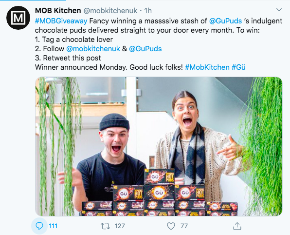 willhudson94's tweet photo. Hi @mobkitchenuk team, with all the going ons in the world right now, why dont you donate this food to a foodbank (i think the @TrussellTrust is near you..). Seems a bit unnecessary all those @GuPuds going to one person where the world needs to come together and share https://t.co/sC8lpgiVUW