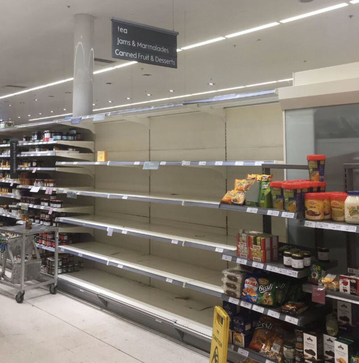 miinute_'s tweet photo. Different societies prioritise different things. The tea aisle in London... https://t.co/IrUiWkTpN9