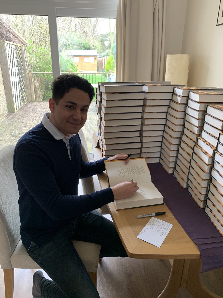 katherinecrime's tweet photo. And so we begin ⁦@WhittyAuthor⁩ signing copies of #WeBeginAtTheEnd ⁦@ZaffreBooks⁩ #ExcitingBookPost #KeepingOnPublishing ⁦@Taffyagent⁩ ⁦@CBGBooks⁩ https://t.co/KRqROrELy2
