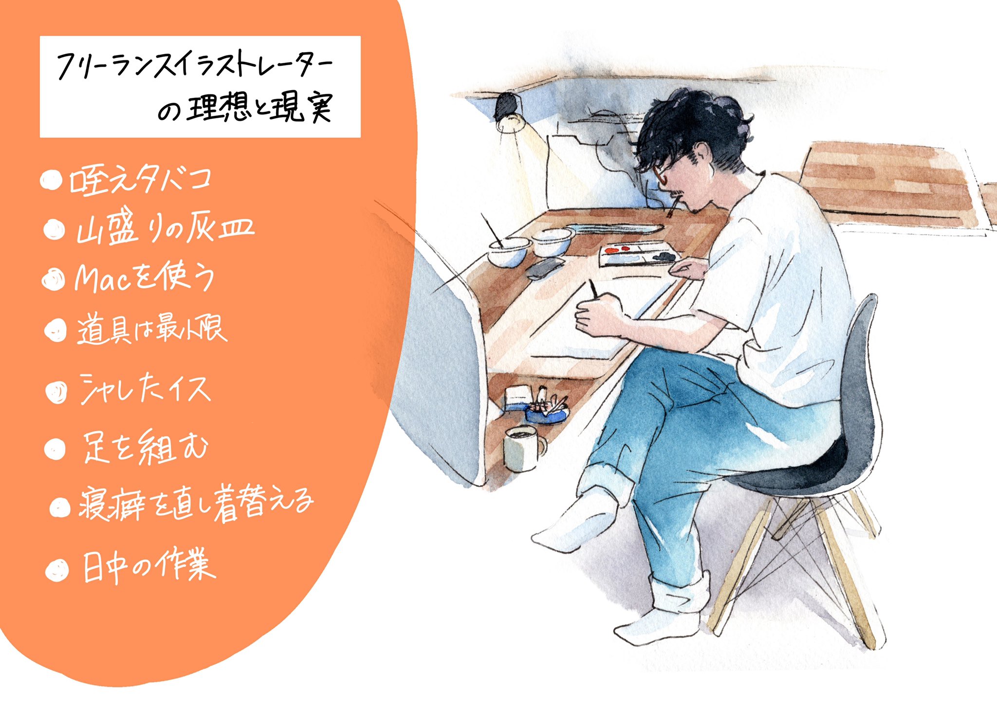 コサカダイキ イラストレーター フリーランスイラストレーターの理想と現実 理想と現実で色々と絵を描かれたりしてる人がいるのでコサカも便乗します アナログ民ならではの現実かもしれません 笑 コサカダイキ イラストレーター フリーランスイラストレーターの理想と現実 理想と現実で色々と絵を描かれたりしてる人がいるのでコサカも便乗します アナログ民ならではの現実かもしれません 笑