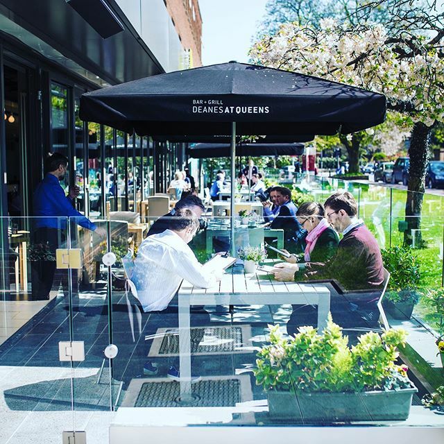 Wrap up well, breathe in the fresh air , treat yourself to a drink and enjoy some delicious food on our terrace this weekend. 🌞🍾 #deanes #deanesatqueens #freshair #sunshine #25yearsandstill <a href="/eatatdeanes/">Deanes Restaurants</a> ift.tt/3baSThc