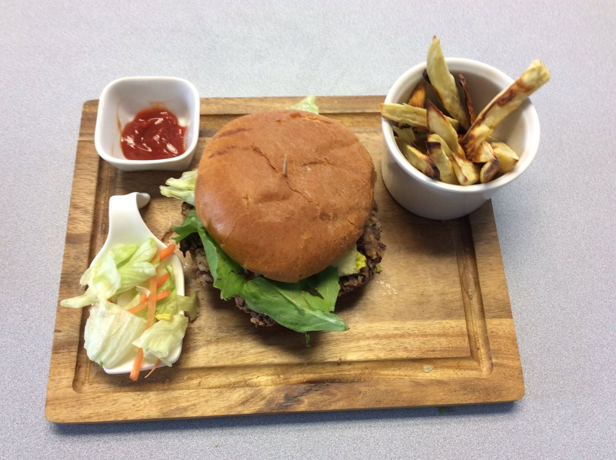Super bean burgers made by Year 7 this week. The girls came up with some great ideas for modifying the basic ingredients and presenting the results in an imaginative way #creating #HPL@HPLEDU