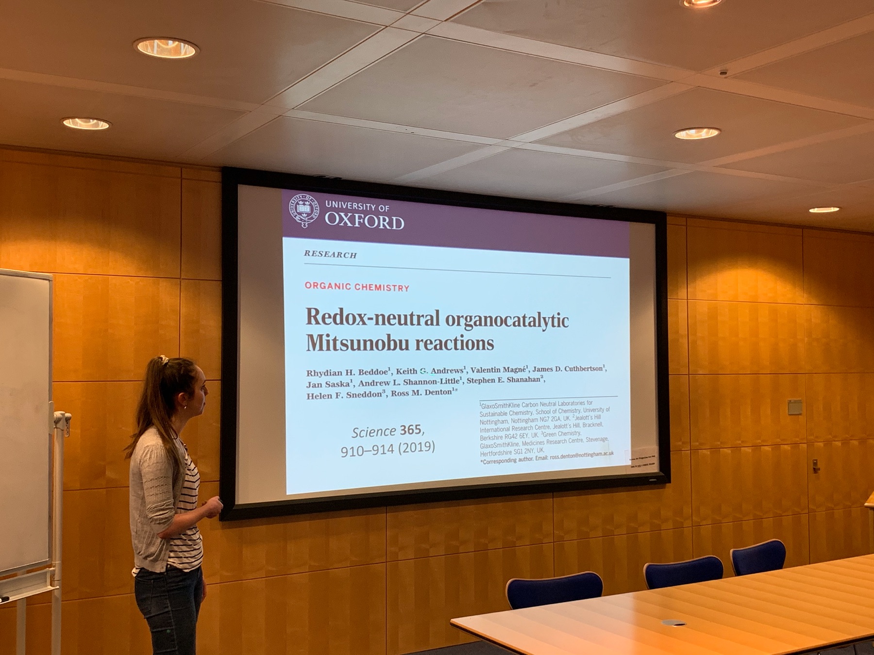 Stuart Conway Last Week At Group Meeting We Went Through Maitotoxin S Very Nice Sciencemagazine Paper On The Catalytic Mitsunobu Reaction This Week We Had Our First Virtual Group Meeting