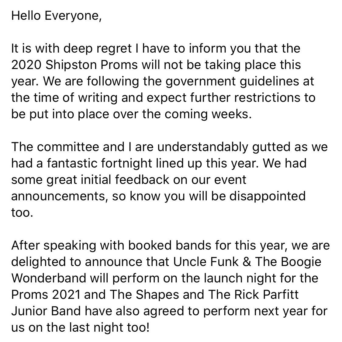 Shipston Proms tweet media