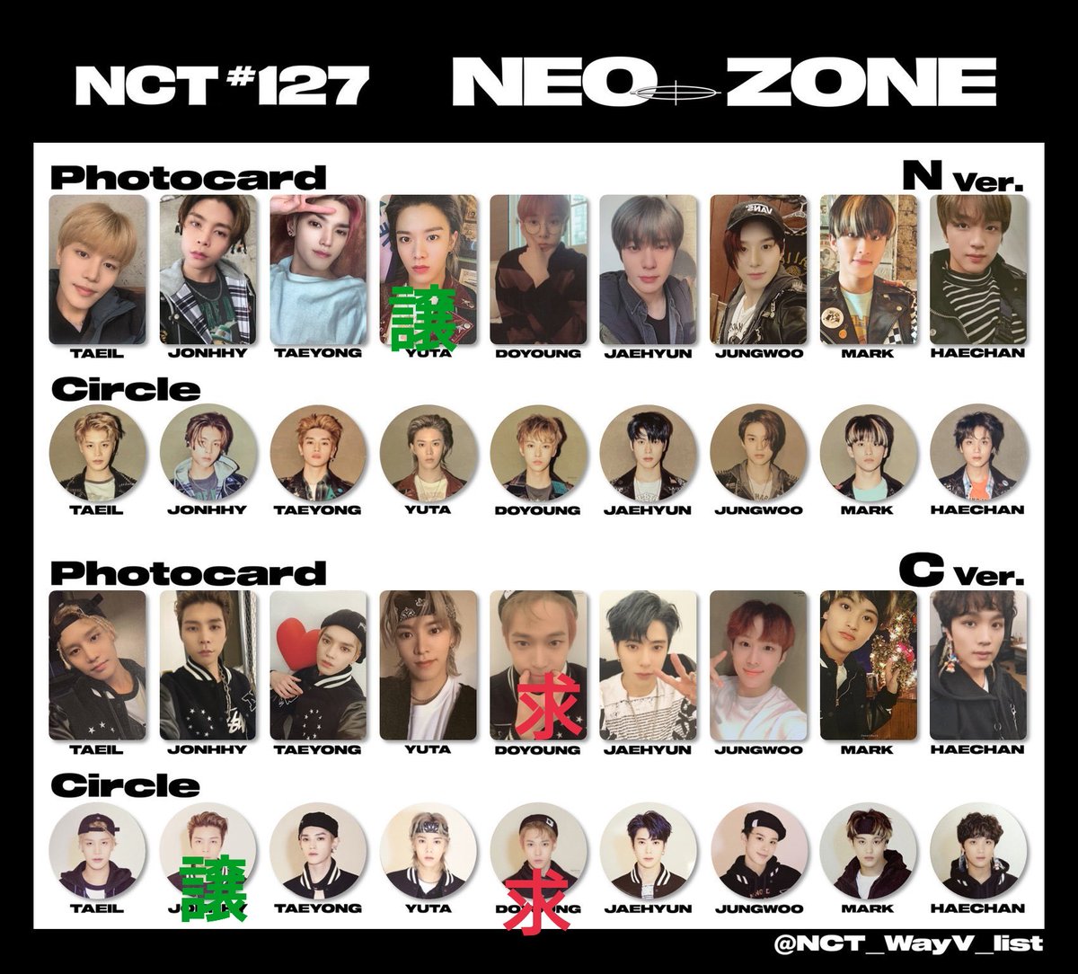 K-POP/アジアNCT 127 NEO ZONE キノ トレカ ジェヒョン - damucustoms.kz