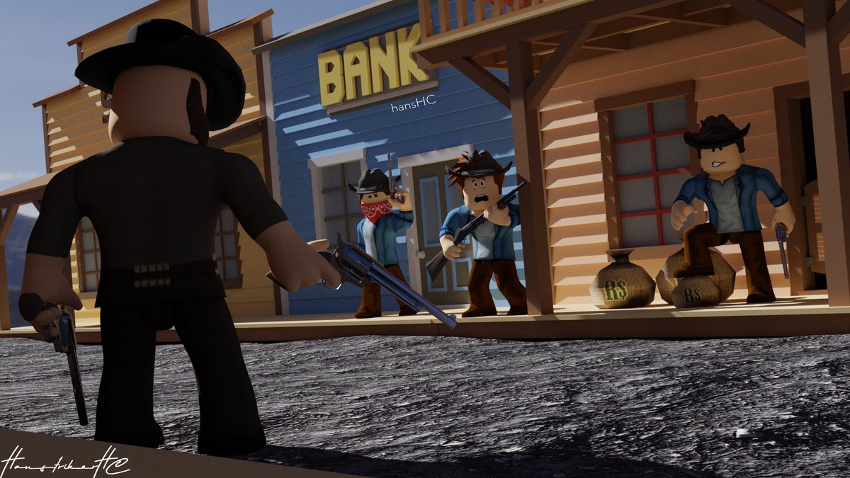 Hans On Twitter Watch Out The New Sheriff Is In Town Likes And Rt S Appreciated Roblox Robloxart Robloxgfx - new sheriff vs sheriff roblox