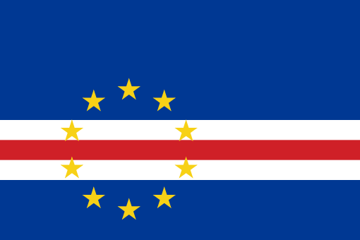 Cape Verde. 6.5/10. The 10 stars represent the 10 islands that make up the nation. The blue represents the ocean and the sky, the red and white stand for effort and peace. Originally using the Portuguese flag, C.V adopted their own in 1992 after separating from Guinea-Bissau.