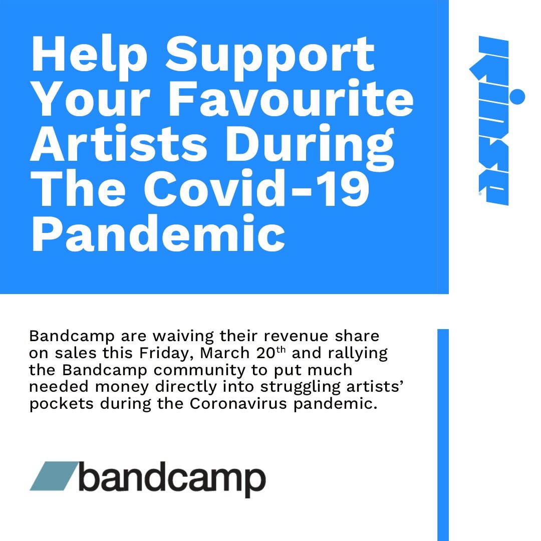 Pendant 24h, la totalité de l’argent dépensé sur Bandcamp est rerversé directement aux artistes. C’est le moment de soutenir les artises que vous aimez, dans cette période difficile pour la majorité d’entres eux !

🔗bandcamp.com