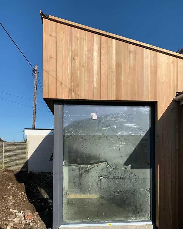 WCDarchitect's tweet photo. Another day another site visit. This cedar is really beautiful. Looking forward to this project completing! #williamscreativedesign https://t.co/ZoqNsPE4iq