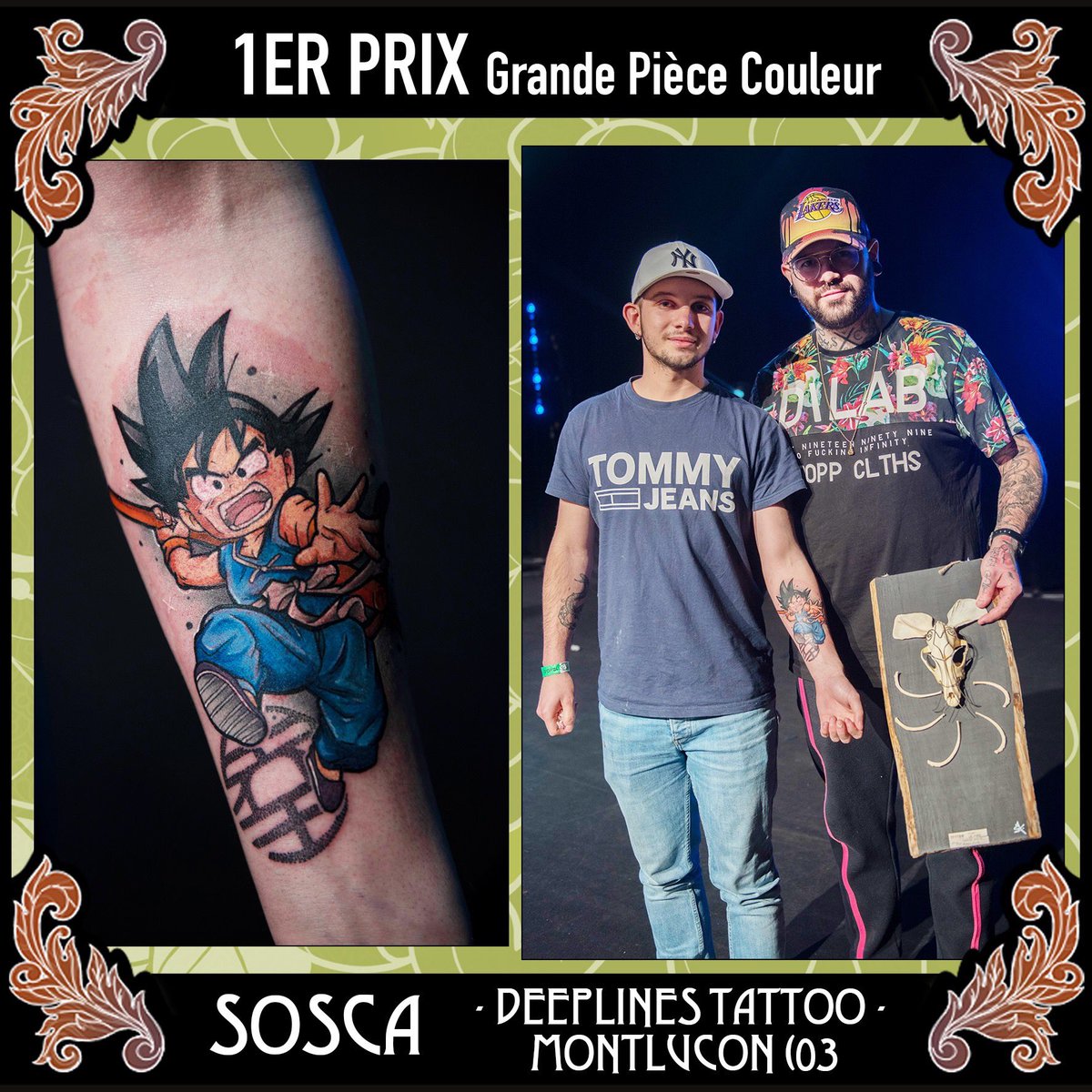 convtattooLM's tweet photo. Hello
Voici les photos des gagnants de concours 🙂 les grandes pièces couleurs et le best of show https://t.co/rnr5QbnYte