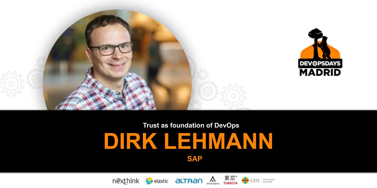 DevOpsDaysMad's tweet photo. Now available the video "Trust as foundation of DevOps" with @doergn from @sap in #devopsdaysmadrid 2020 - https://t.co/GW0fKl9fIt - Edited and published by @autentia https://t.co/FqZrFbiuoJ