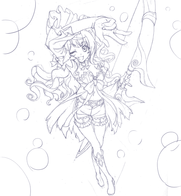#プリコネR #イラスト
ヨロ～♡ 