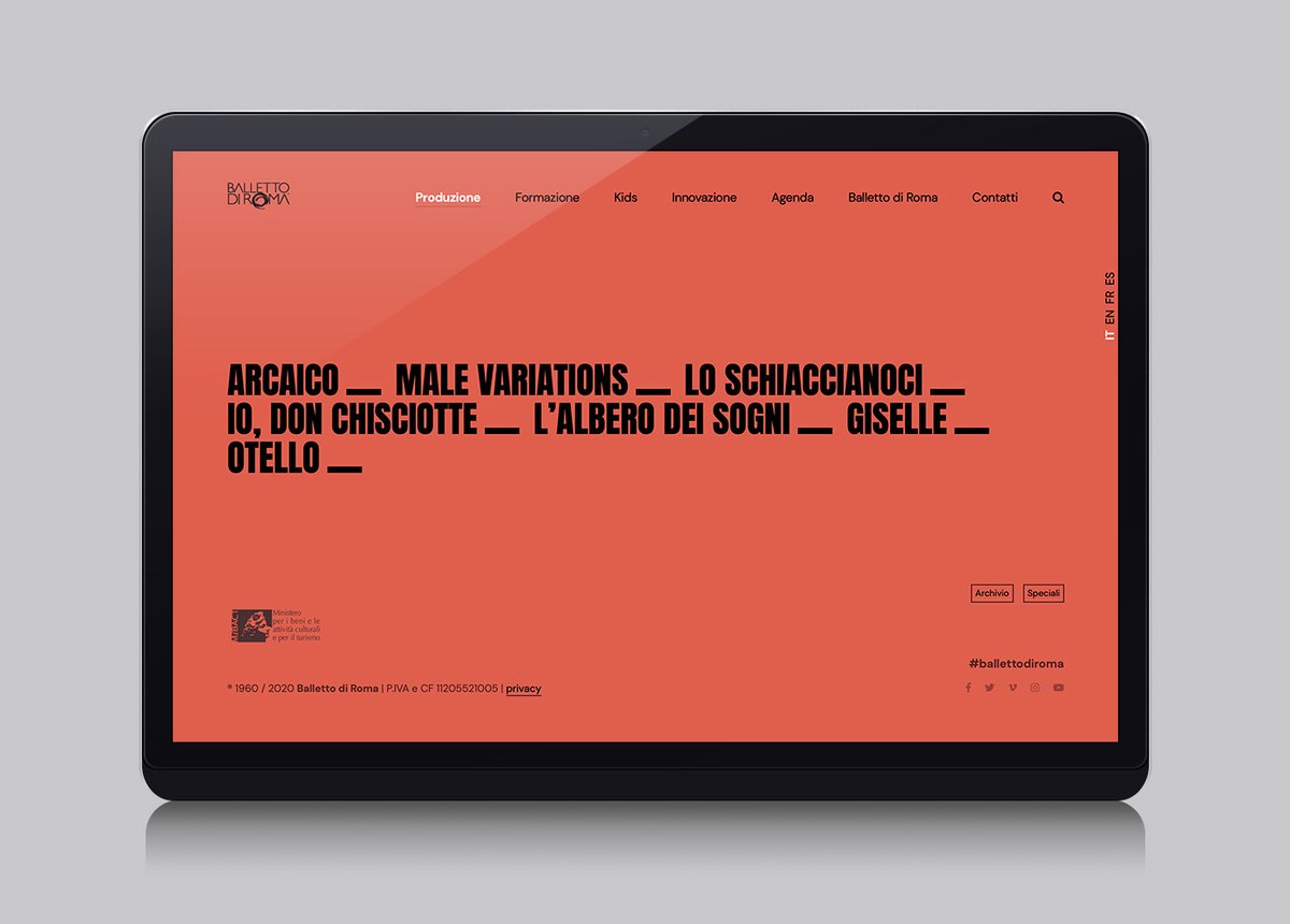 SettoreQ's tweet photo. Working on the new @ballettodiroma brand identity and website!
#brandidentity #graphicdesign #branding #website #art #theatre #theatreproduction #danceschool https://t.co/rcMsOTzCw5