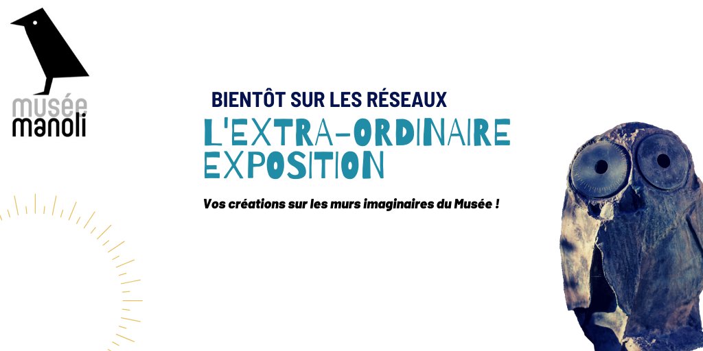 MuseeManoli's tweet photo. >> Restez en veille !  Votre imagination et votre maison comme seuls outils pour une exposition virtuelle, ça sera bientôt possible. Rendez-vous sur notre site Internet ! #culturecheznous #illetvilaine #art #expositionparticipative https://t.co/kRtvlbQhen