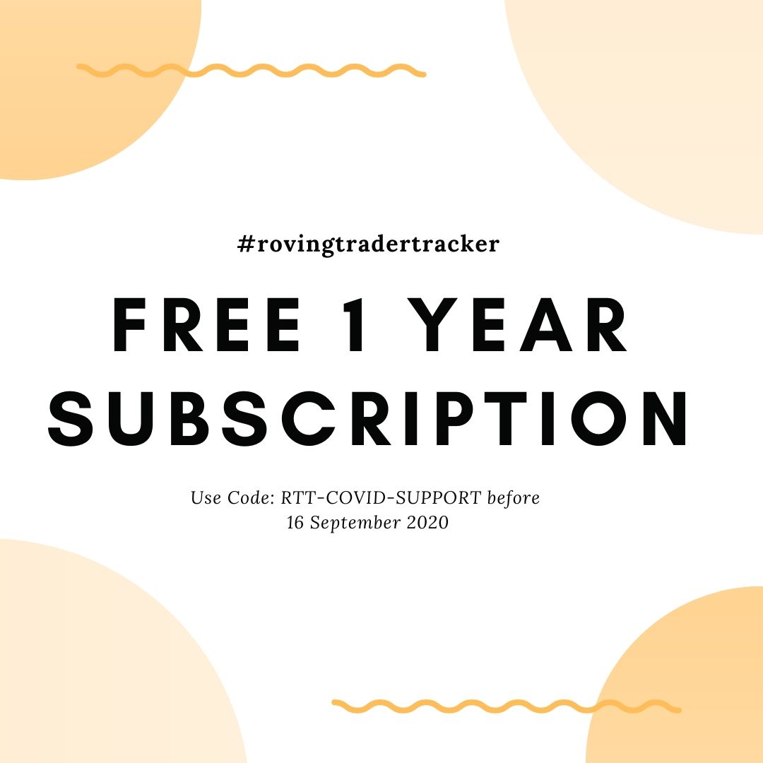 trader_tracker's tweet photo. Calling all #mobiletraders! In order to try and support traders in the face of #COVID19 #rovingtradertracker are offering #FREE membership for 1 year. Register now using the code RTT-COVID-SUPPORT to create your account by 16/09/20. https://t.co/R9QZVzEZ1T https://t.co/OtVc5squA0