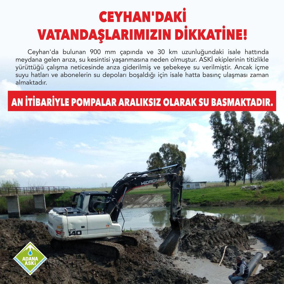 Ceyhan'daki vatandaşlarımızın dikkatine!