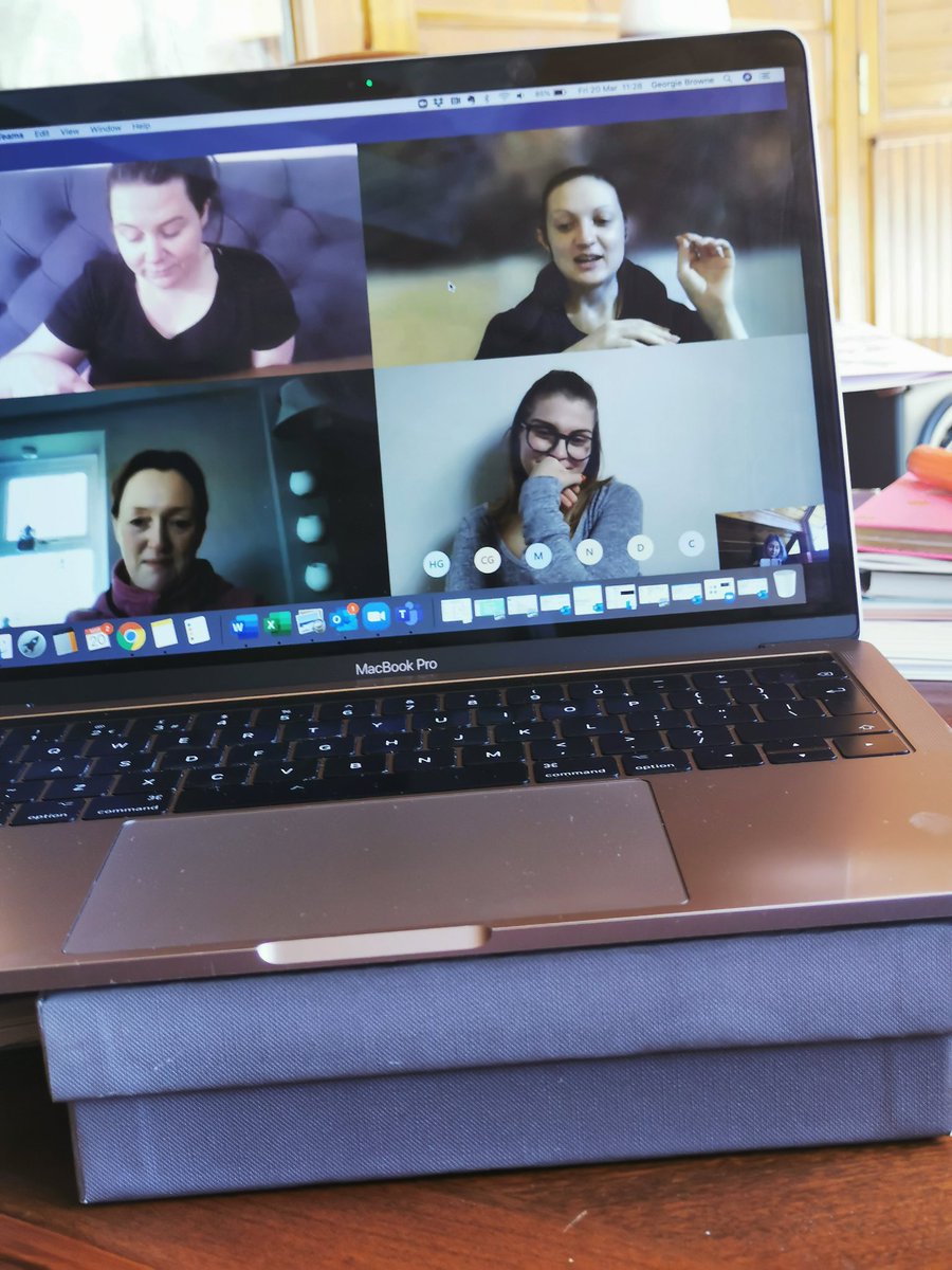 Communication is key, now more than ever!! <a href="/EI_NewFrontiers/">Enterprise Ireland's New Frontiers programme</a> crew from <a href="/theLINCDublin/">KitsPatch</a> having our weekly huddle online. ☕ 💬

#CoronaCrisis #TechForGood #Entrepreneurship #socialconnection #WorkingFromHomeLife #Covid_19
