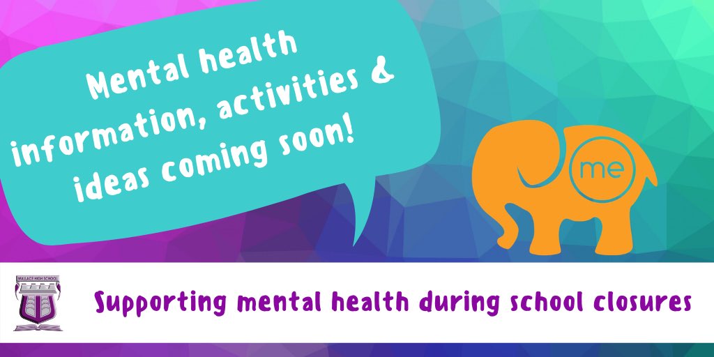 WHS_HWB's tweet photo. Schools &amp; Teachers, please RT 😃
While schools are closed, we aim to provide activities, ideas and information to help look after your mental health. Please share them far and wide so we can help as many people as we can. #mentalhealth #support #SchoolsClosure @wallacehighsch https://t.co/ACHspML30z