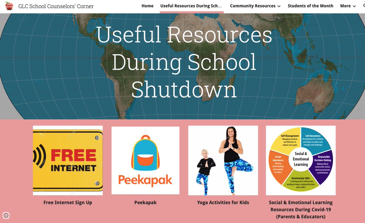 Check out our <a href="/ElementaryGlc/">GLC Elementary</a> School Counseling Website 💻 with Districtwide Resources (mobile 📱 &amp; tablet  friendly) for Parents, Students, &amp; Teachers 🏫 #OneStopShop Also #EnEspanol #SEL <a href="/Peekapak/">Peekapak | Wellbeing Education</a> <a href="/mfornicola1/">Marissa Fornicola</a> <a href="/Chantidom94/">Chanti Gudzak</a> <a href="/MelanieLBPS/">Melanie Harding</a> <a href="/LBpublicschools/">Long Branch Public Schools</a> 🖱️ bit.ly/2UnPk0n