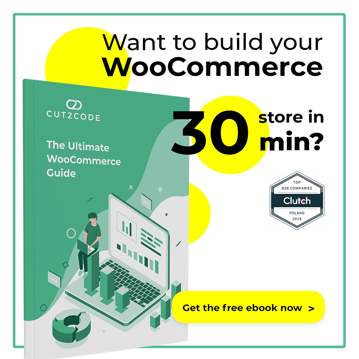 cut2code's tweet image. Want to use your free time and learn how to build an #onlineshop on #WooCommerce in 30 minutes?
Read The Ultimate Guide to @WooCommerce In 2020 and get the insights and best practices for free!
👉 cut2code.com/ebook/
#woocommercedevelopment #woocommercestore #ecommerce